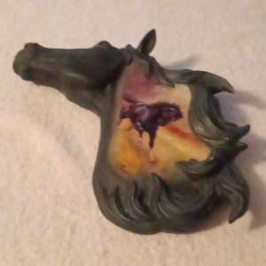 Bradford Exchange by Chuck DeHaan Black Horse Majestic Beauty